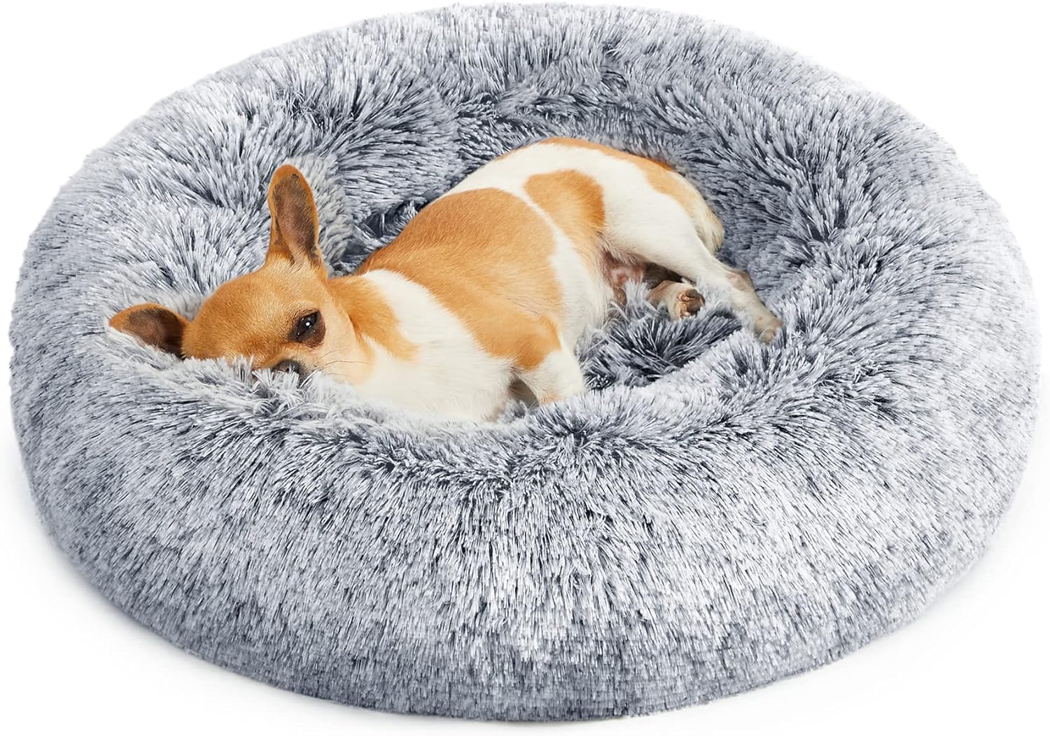 ❄️ FEANDREA Donut - Mejor Cama para Perros Frioleros, la Mistu elección